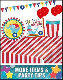 Circus Party Supplies, Decorations, Balloons and Ideas